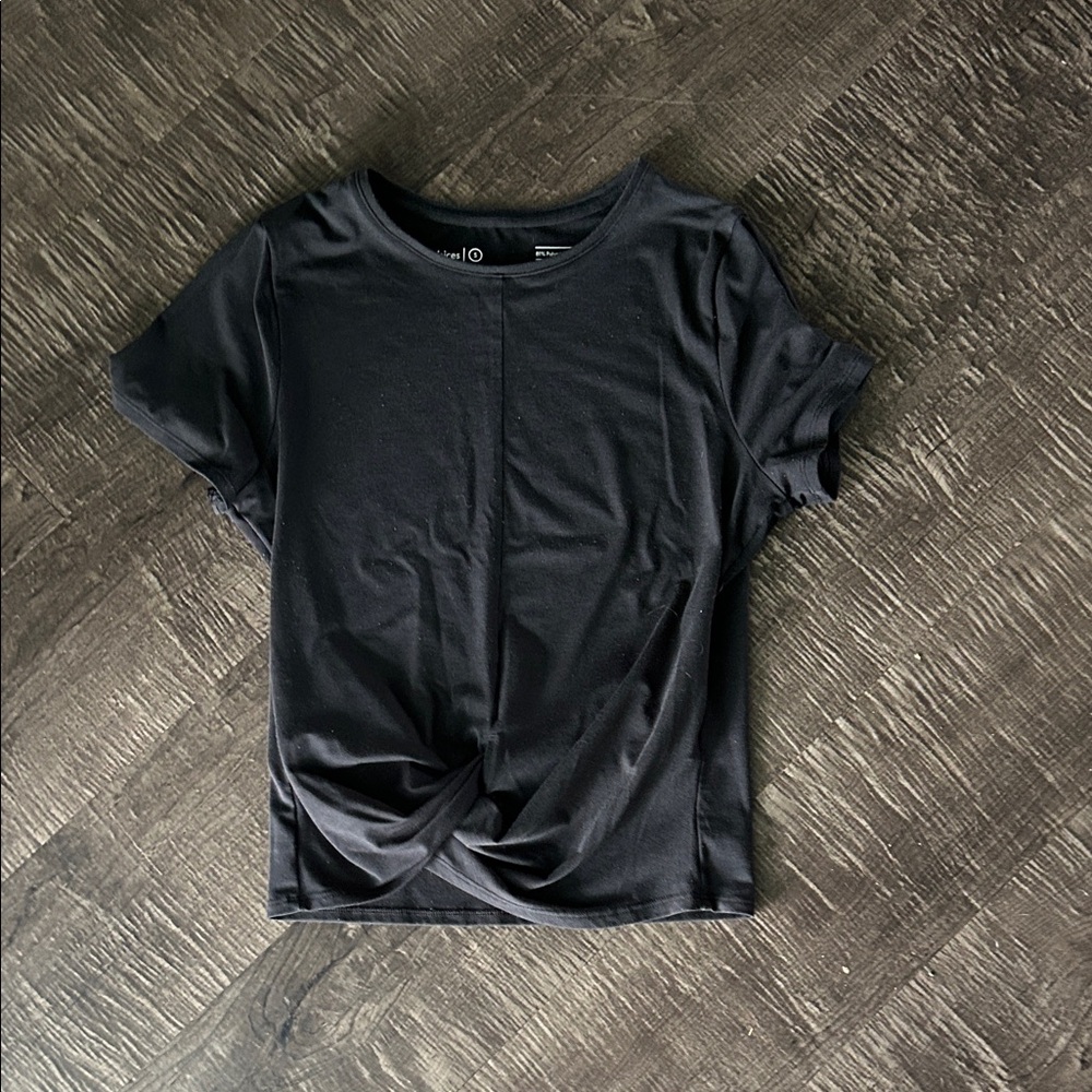 Outdoor Voices Black Short Sleeve Tee
